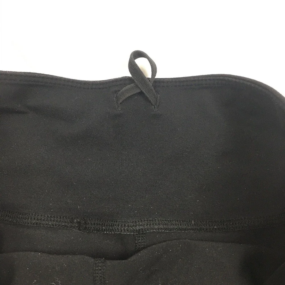 Athleta Women MEDIUM Black Capri Leggings Pants‎ Athletic Yoga #268505